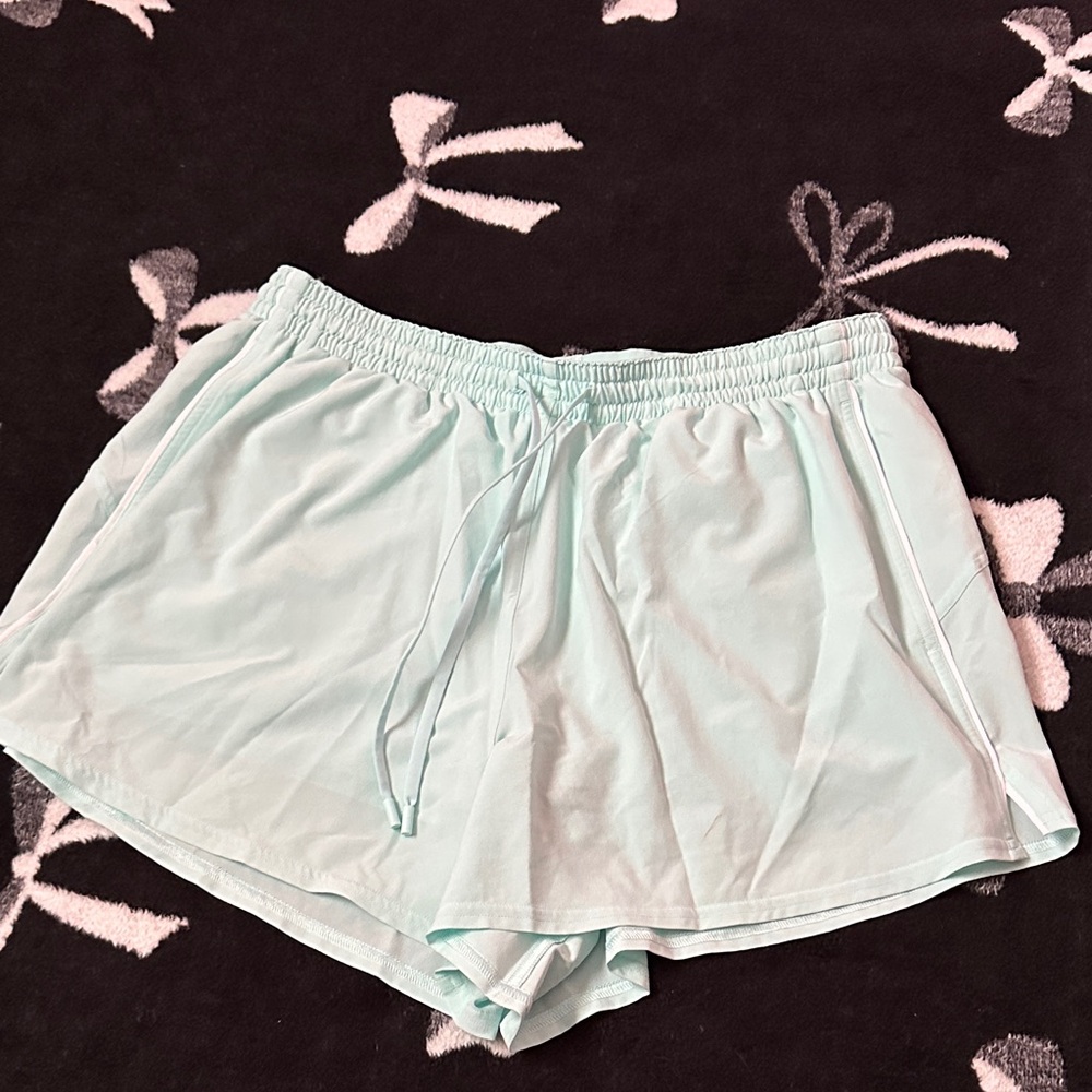Lululemon Athletica Ideal Mint Shorts